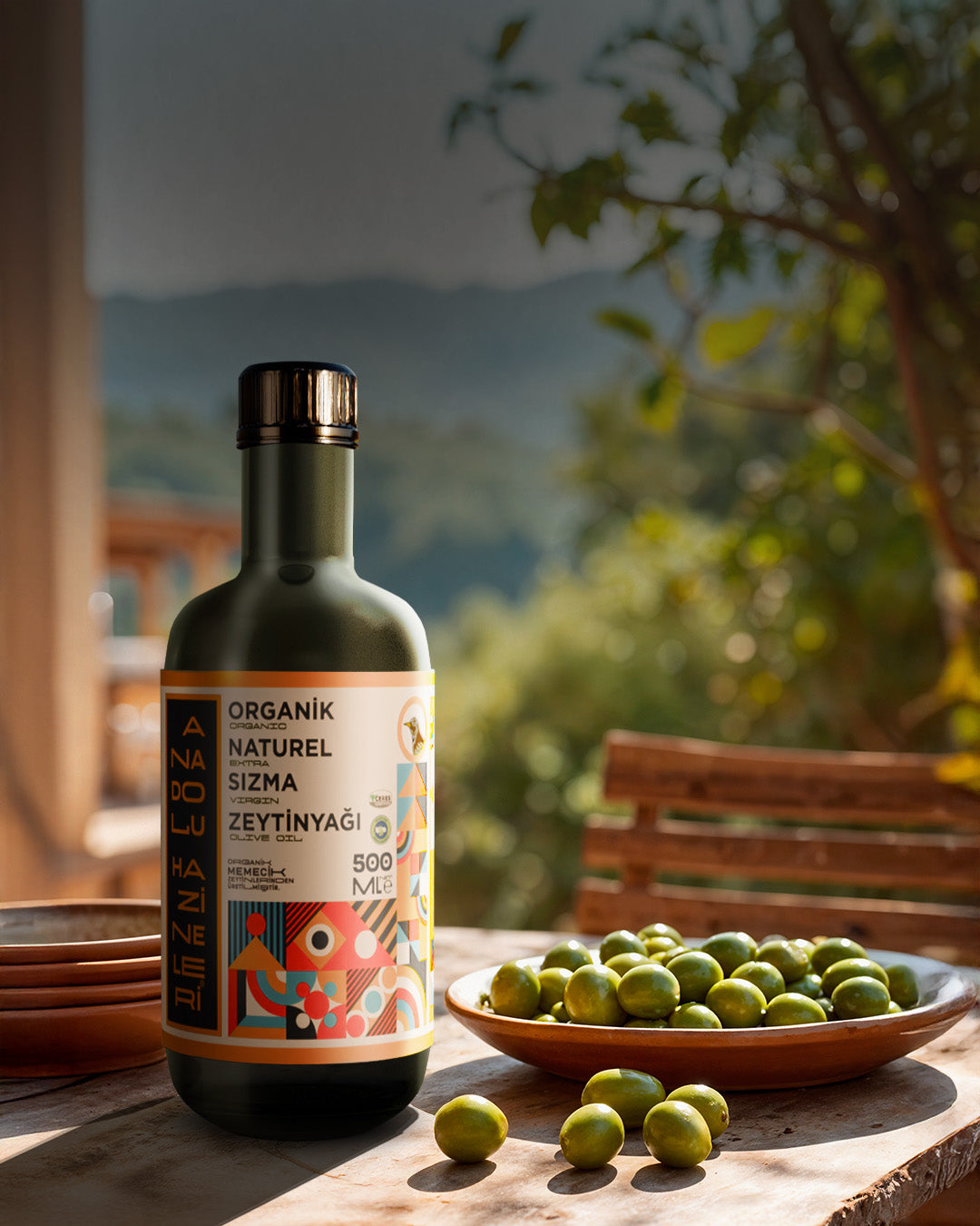 Özel Üretim Organik Naturel Sızma Zeytinyağı 6X500 ml