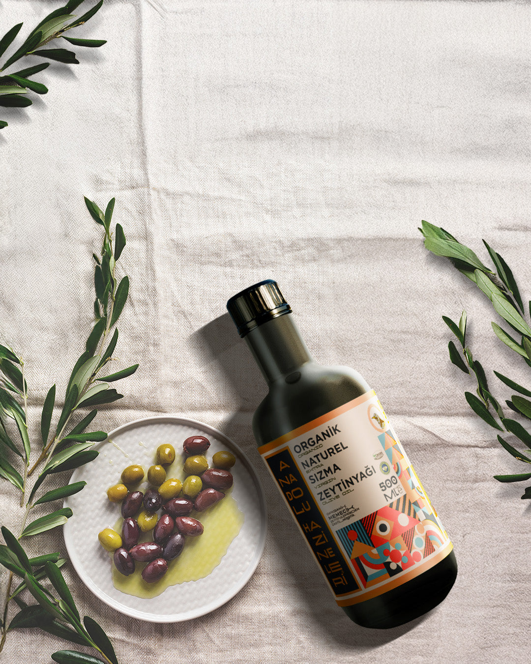 Özel Üretim Organik Naturel Sızma Zeytinyağı 6X500 ml