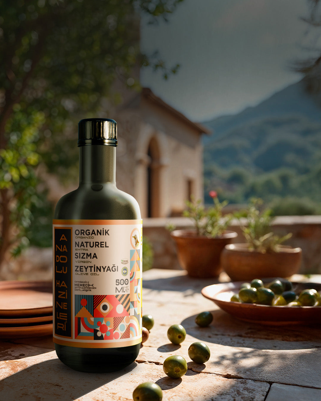 Özel Üretim Organik Naturel Sızma Zeytinyağı 6X500 ml