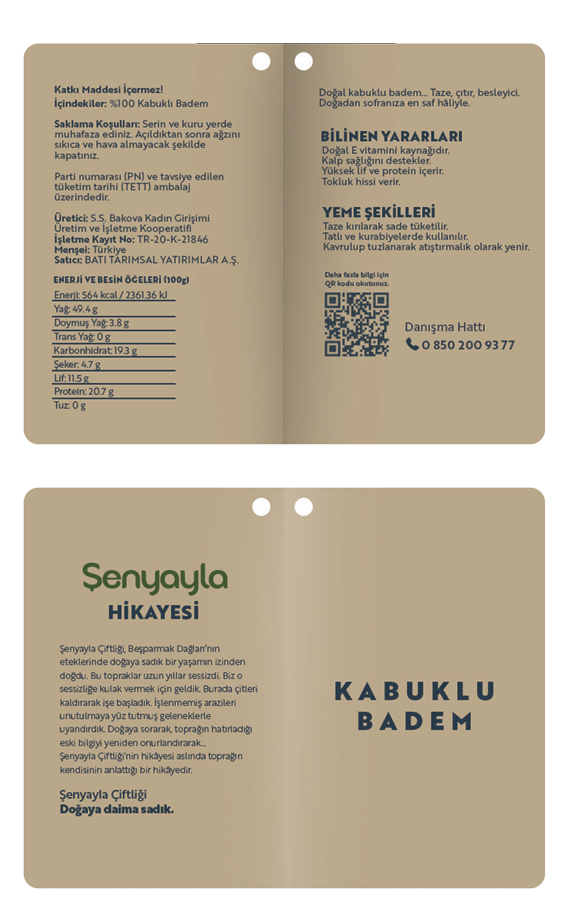 Şenyayla Kabuklu Badem