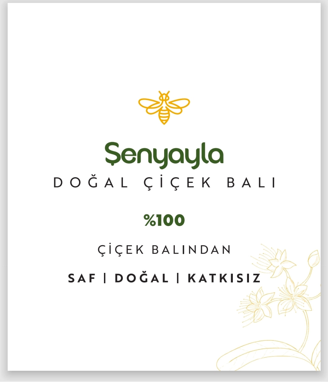 Şenyayla Çiçek Balı