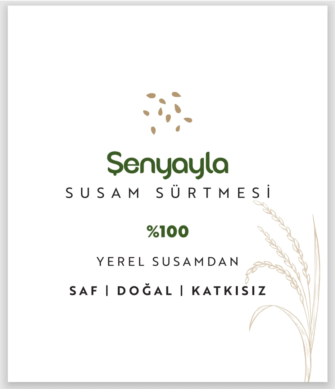 Şenyayla Susam Sürtmesi