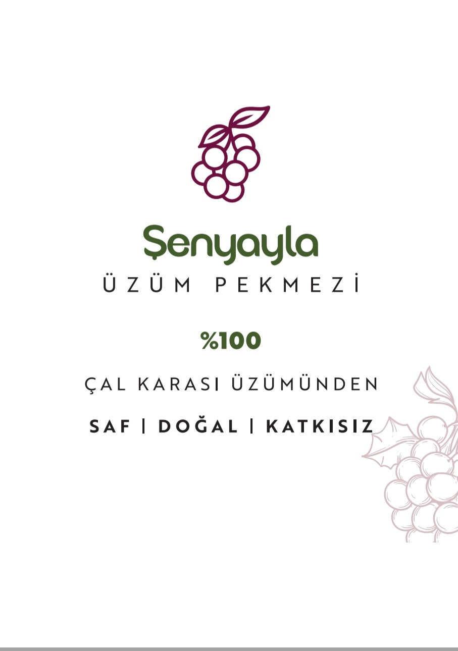 Şenyayla Çal Karası Üzüm Pekmezi
